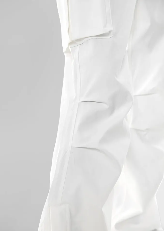 The Frankie Shop Valo Cargo Pants 8211 White Women Bottoms