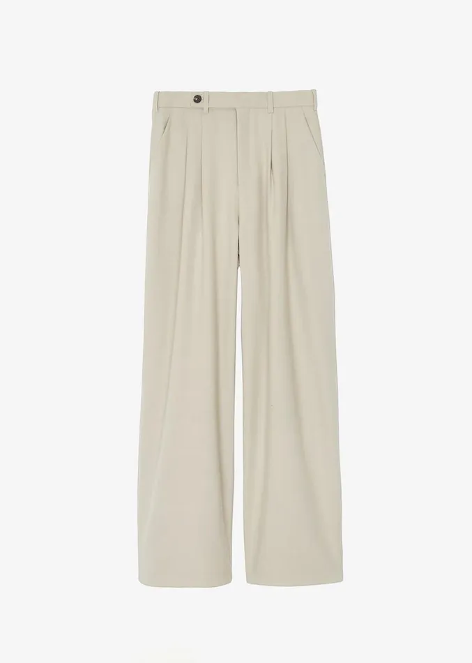 The Frankie Shop Vance Pants 8211 Beige Women Clothing