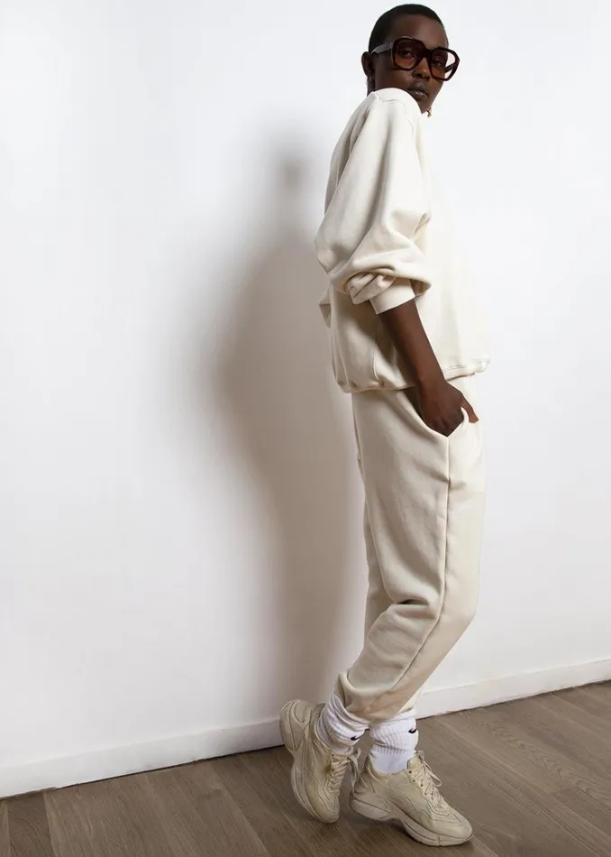 The Frankie Shop Vanessa Sweatshirt 8211 Vanilla Women Loungewear