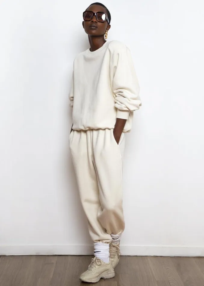 The Frankie Shop Vanessa Sweatshirt 8211 Vanilla Women Loungewear