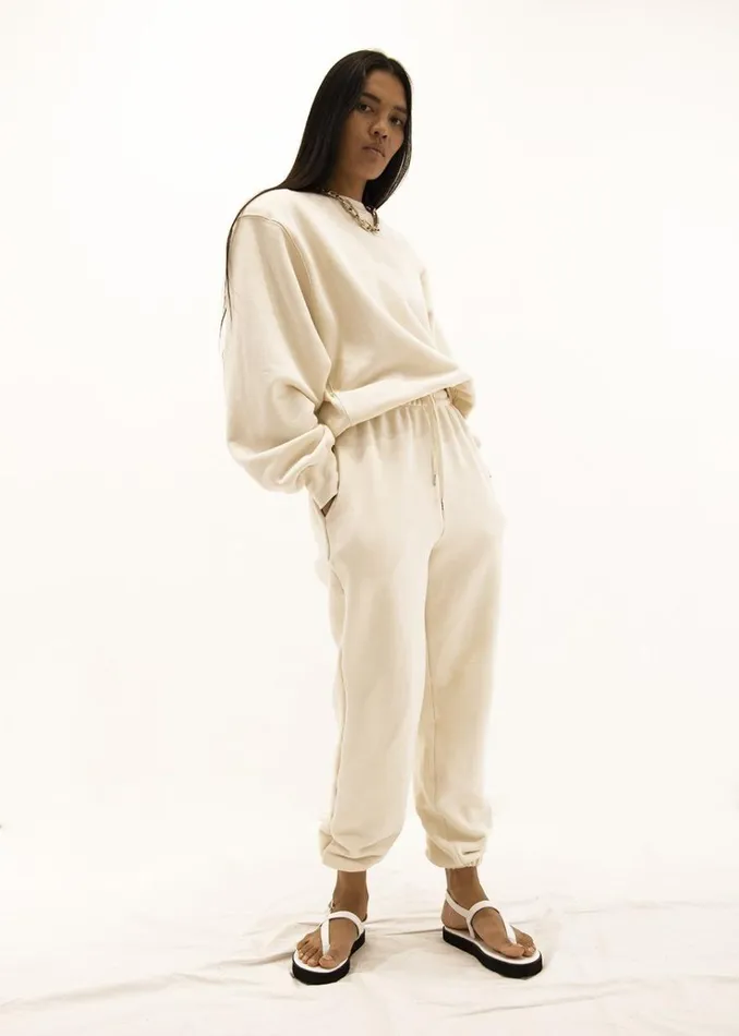 The Frankie Shop Vanessa Sweatshirt 8211 Vanilla Women Loungewear