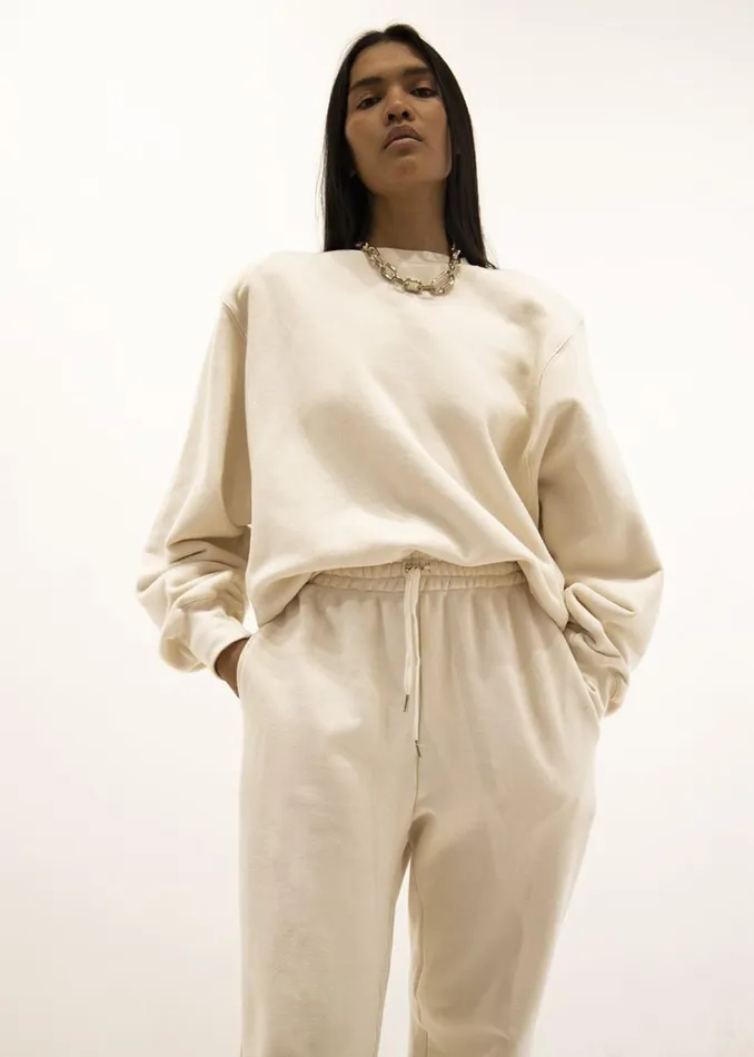 The Frankie Shop Vanessa Sweatshirt 8211 Vanilla Women Loungewear