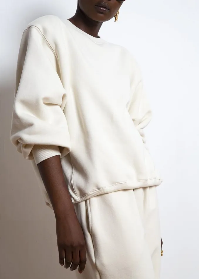 The Frankie Shop Vanessa Sweatshirt 8211 Vanilla Women Loungewear