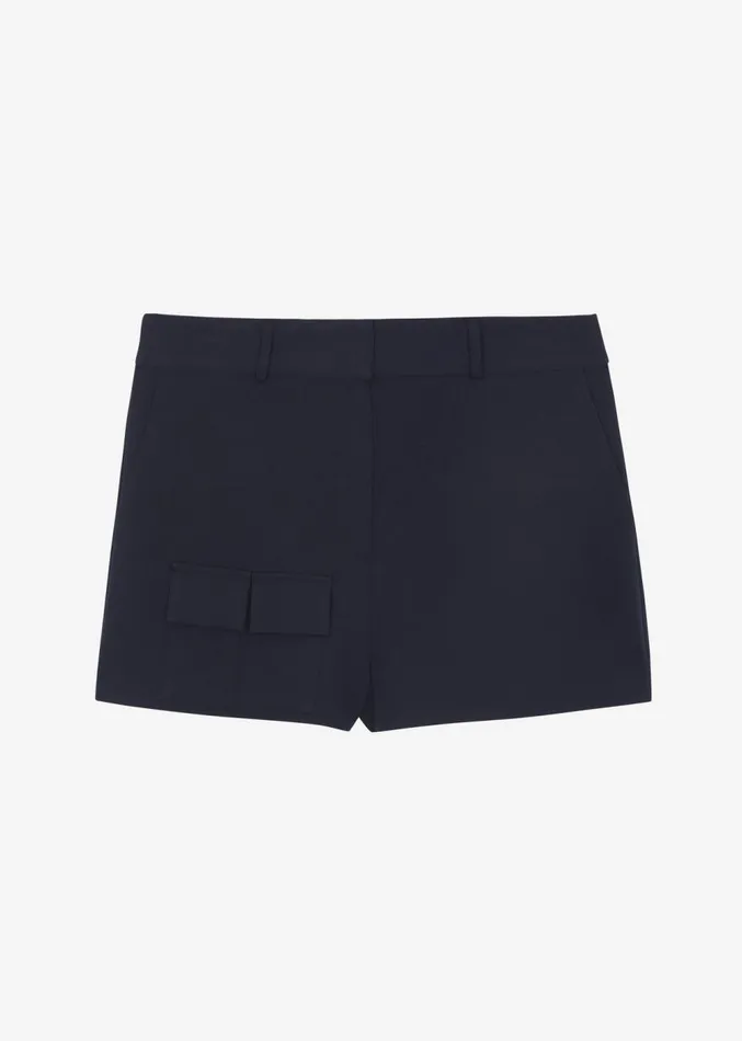 The Frankie Shop Wendy Mini Shorts 8211 Navy Women Clothing