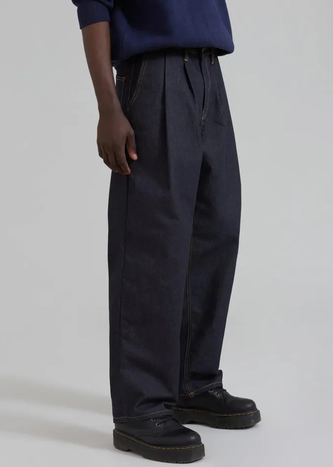 The Frankie Shop Zayn Jeans 8211 Dark Indigo Men Bottoms