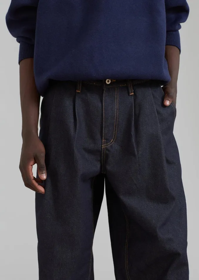 The Frankie Shop Zayn Jeans 8211 Dark Indigo Men Bottoms