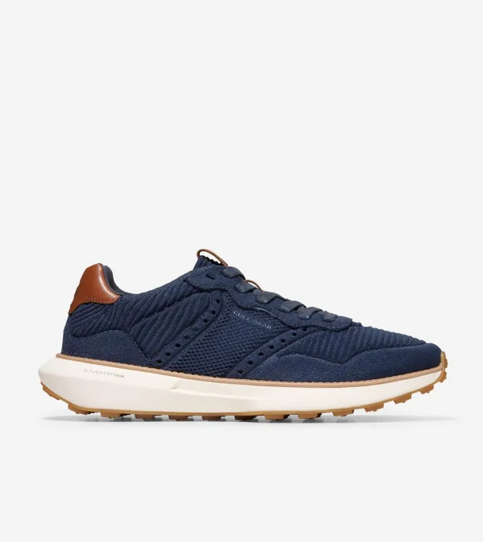 Trainers Men Cole Haan GrandPr Ashland Stitchlite Trainer Navy Blazer Blue Stitchlitebritish Tanivory