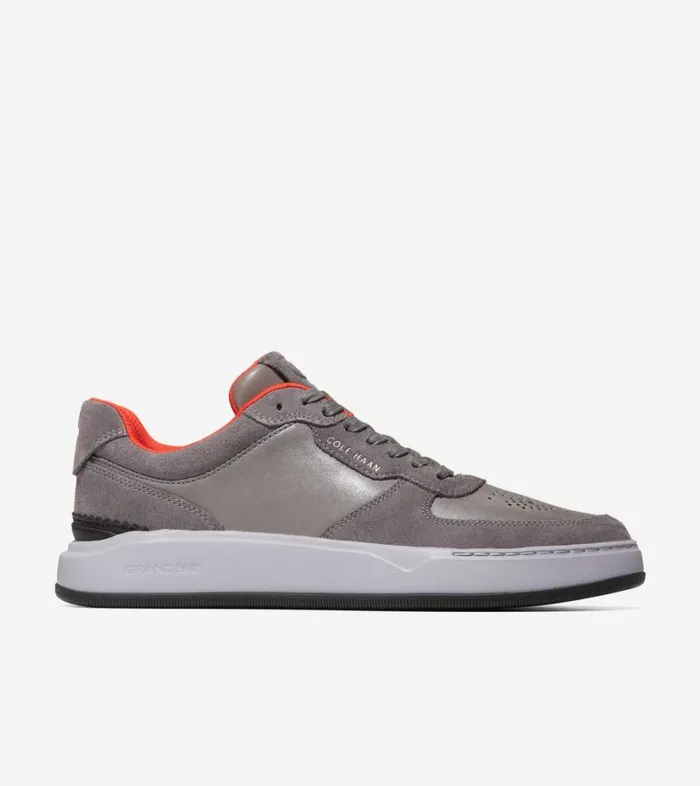 Trainers Men Cole Haan GrandPr Crossover Trainer Pavementcitrus Reddapple Gray Trainers Men Cole Haan GrandPr Crossover Trainer Pavementcitrus Reddapple Gray