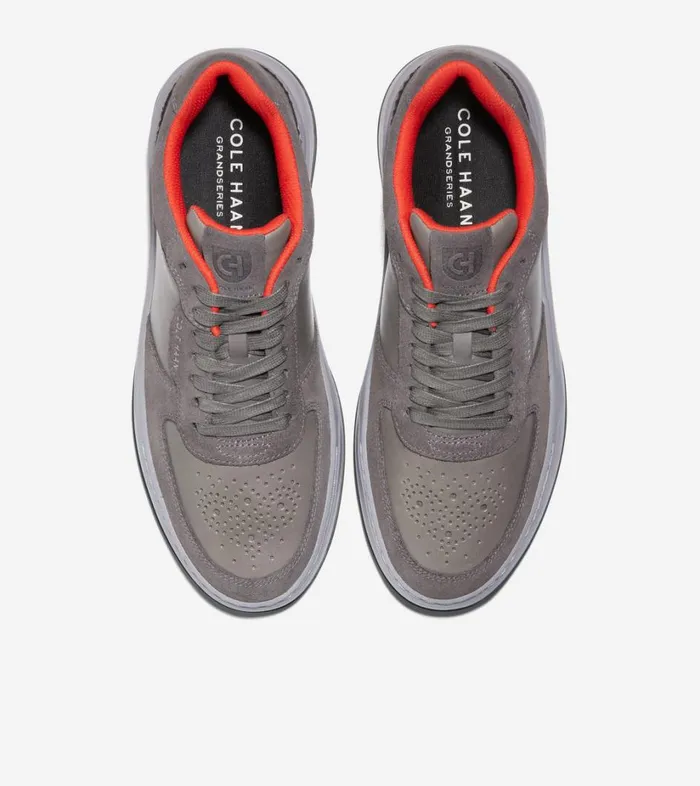 Trainers Men Cole Haan GrandPr Crossover Trainer Pavementcitrus Reddapple Gray Trainers Men Cole Haan GrandPr Crossover Trainer Pavementcitrus Reddapple Gray