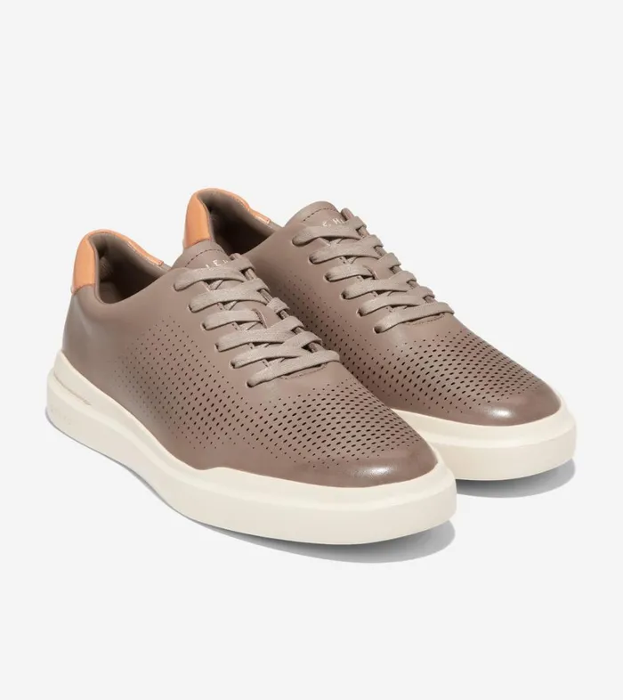 Trainers Men Cole Haan GrandPr Rally Laser Cut Trainer Irish Coffeenatural Tanbirch Trainers Men Cole Haan GrandPr Rally Laser Cut Trainer Irish Coffeenatural Tanbirch