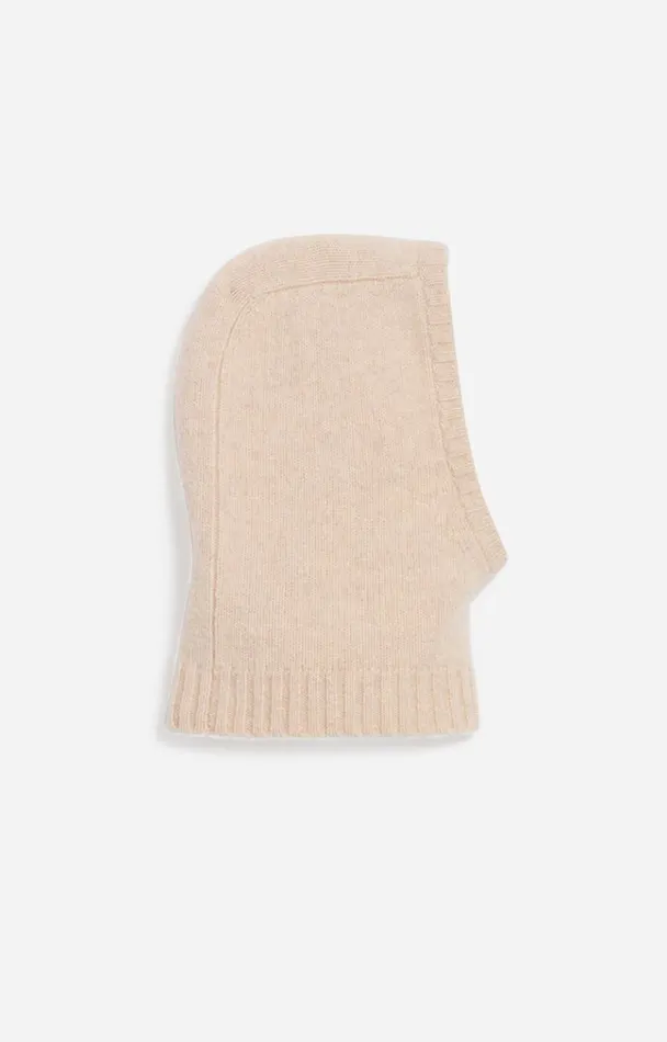 Vanessa Bruno Beanis and Gloves Women Valry Balaclava Ecru
