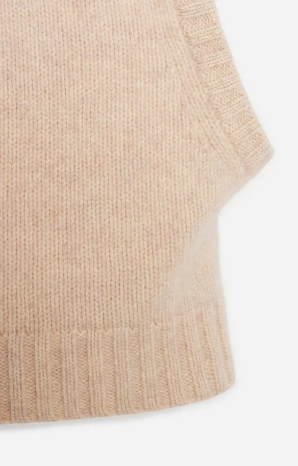 Vanessa Bruno Beanis and Gloves Women Valry Balaclava Ecru Vanessa Bruno Beanis and Gloves Women Valry Balaclava Ecru