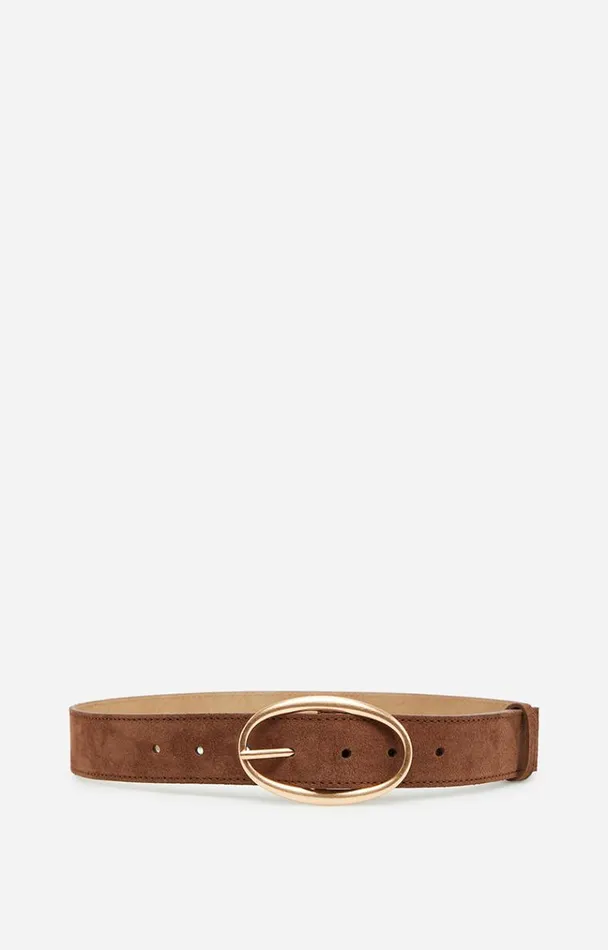 Vanessa Bruno Belts Women 35mm Iris Belt Chocolat Vanessa Bruno Belts Women 35mm Iris Belt Chocolat