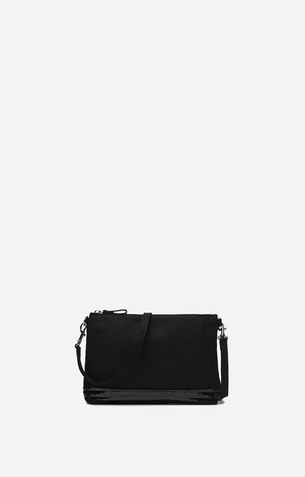 Vanessa Bruno Cases and Puches Women Zipped Clutch Noir
