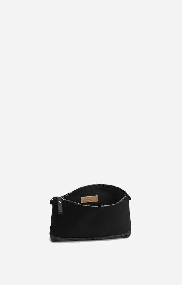 Vanessa Bruno Cases and Puches Women Zipped Clutch Noir Vanessa Bruno Cases and Puches Women Zipped Clutch Noir
