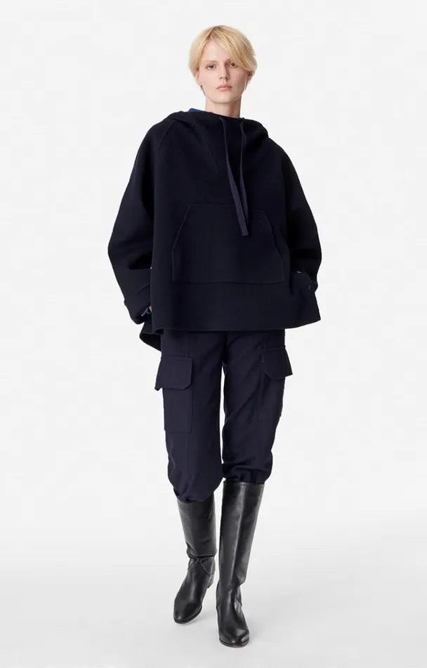Vanessa Bruno Coats and Jackets Women Atila Jacket Bleu Marine Vanessa Bruno Coats and Jackets Women Atila Jacket Bleu Marine