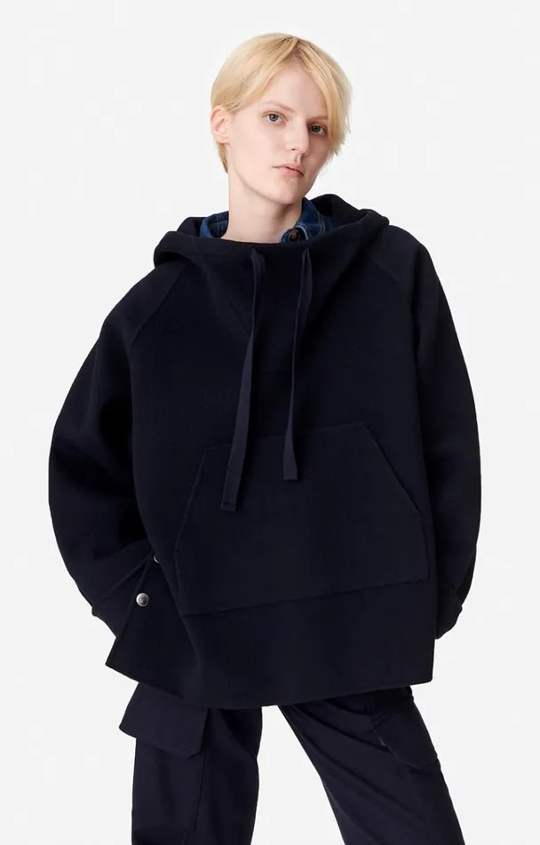 Vanessa Bruno Coats and Jackets Women Atila Jacket Bleu Marine Vanessa Bruno Coats and Jackets Women Atila Jacket Bleu Marine