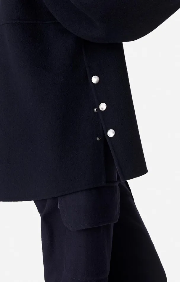 Vanessa Bruno Coats and Jackets Women Atila Jacket Bleu Marine Vanessa Bruno Coats and Jackets Women Atila Jacket Bleu Marine