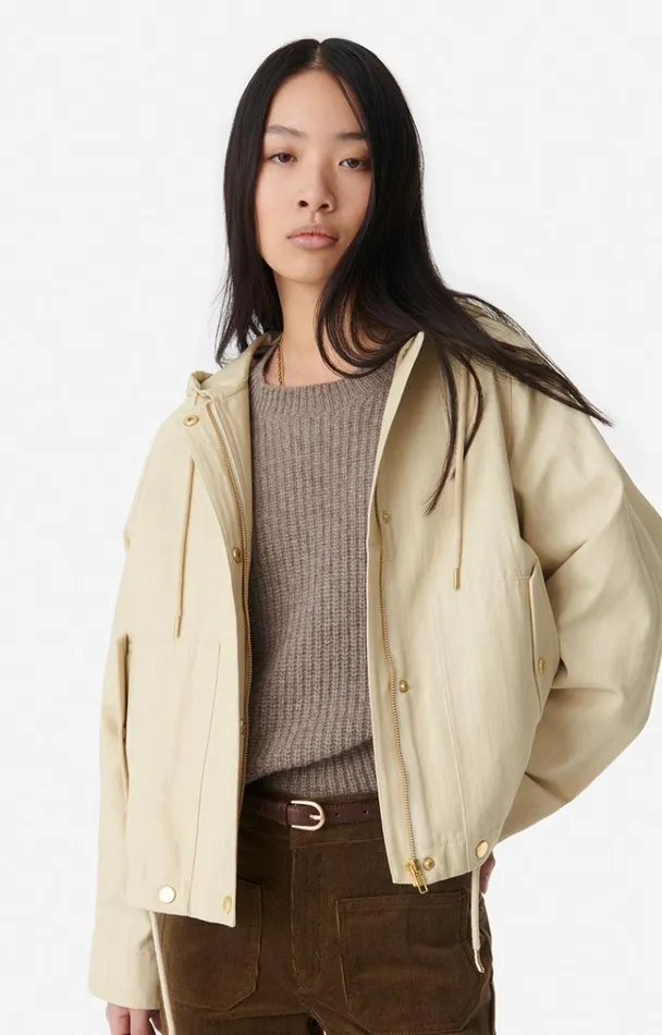 Vanessa Bruno Coats and Jackets Women Bilal Parka Mastic