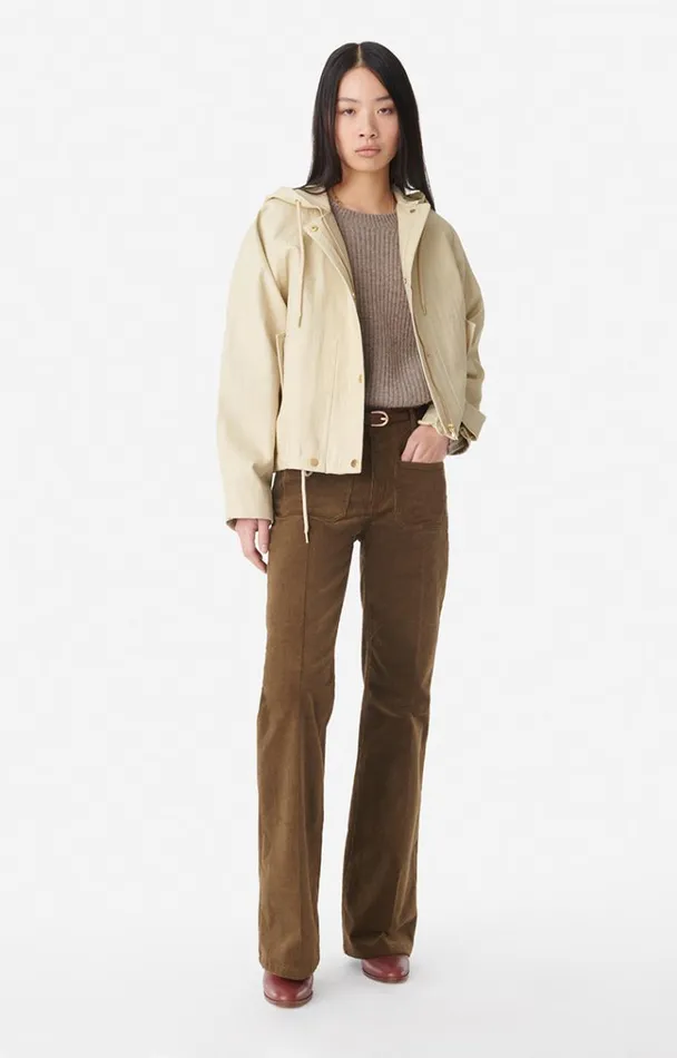 Vanessa Bruno Coats and Jackets Women Bilal Parka Mastic