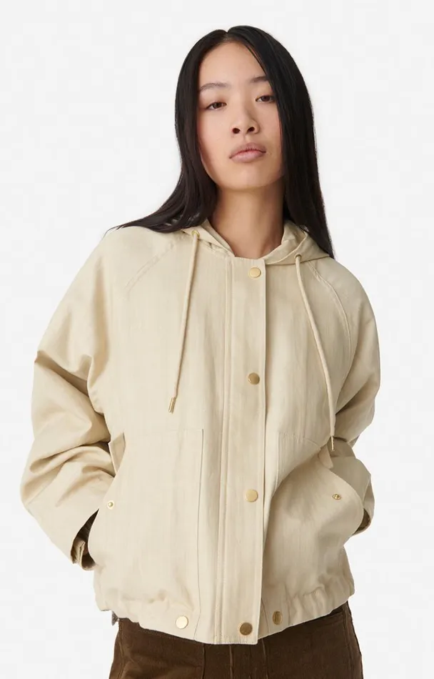 Vanessa Bruno Coats and Jackets Women Bilal Parka Mastic