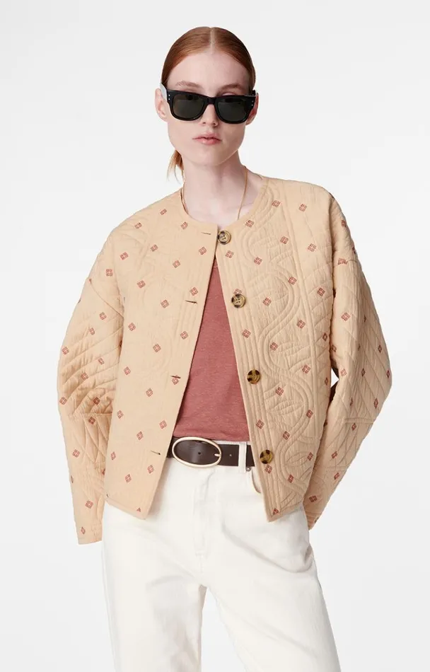 Vanessa Bruno Coats and Jackets Women Bouti Jacket Beige