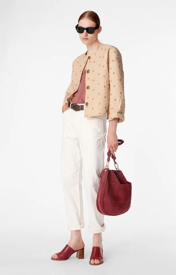 Vanessa Bruno Coats and Jackets Women Bouti Jacket Beige Vanessa Bruno Coats and Jackets Women Bouti Jacket Beige