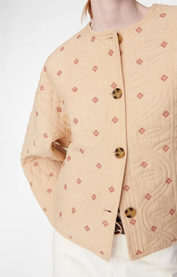 Vanessa Bruno Coats and Jackets Women Bouti Jacket Beige Vanessa Bruno Coats and Jackets Women Bouti Jacket Beige