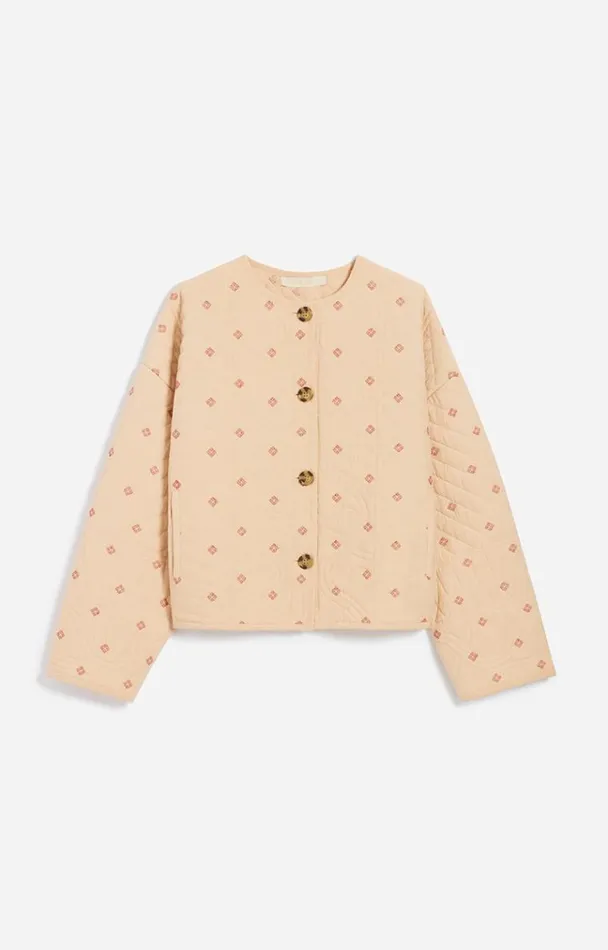 Vanessa Bruno Coats and Jackets Women Bouti Jacket Beige Vanessa Bruno Coats and Jackets Women Bouti Jacket Beige