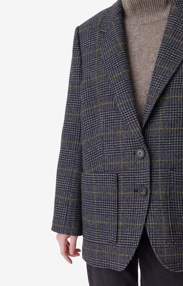 Vanessa Bruno Coats and Jackets Women Bradley Jacket Anthracite