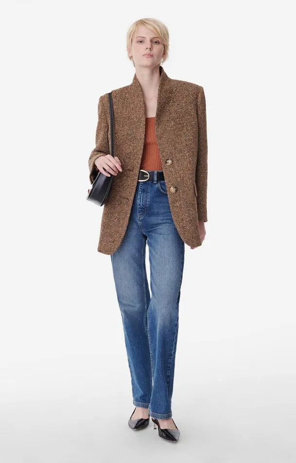Vanessa Bruno Coats and Jackets Women Jovanka Jacket Multicolore Vanessa Bruno Coats and Jackets Women Jovanka Jacket Multicolore