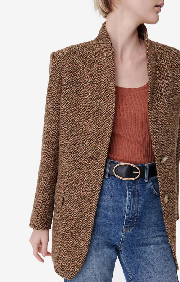 Vanessa Bruno Coats and Jackets Women Jovanka Jacket Multicolore Vanessa Bruno Coats and Jackets Women Jovanka Jacket Multicolore