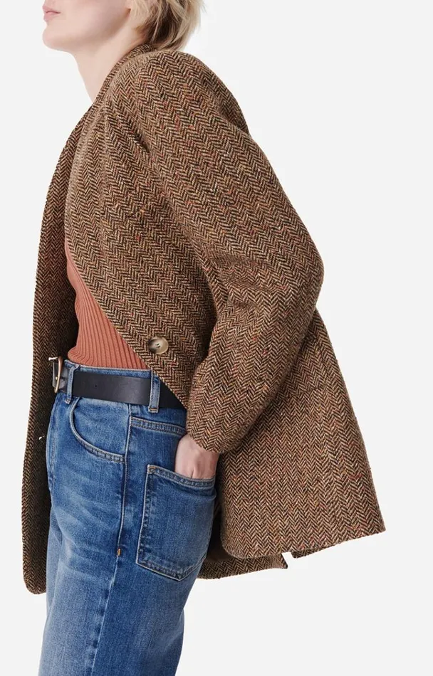 Vanessa Bruno Coats and Jackets Women Jovanka Jacket Multicolore Vanessa Bruno Coats and Jackets Women Jovanka Jacket Multicolore
