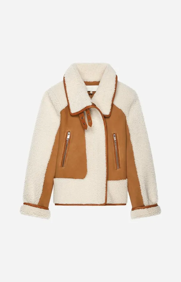 Vanessa Bruno Coats and Jackets Women Manila Jacket Beige