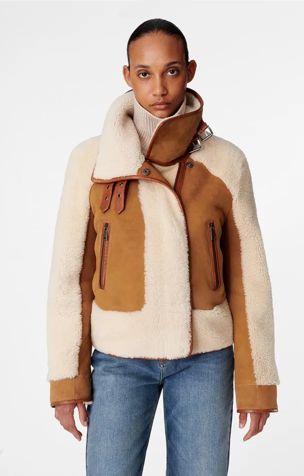 Vanessa Bruno Coats and Jackets Women Manila Jacket Beige Vanessa Bruno Coats and Jackets Women Manila Jacket Beige