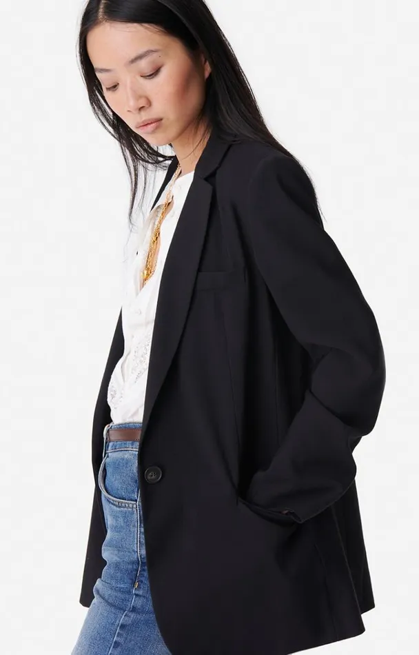 Vanessa Bruno Coats and Jackets Women Tilia Jacket Noir