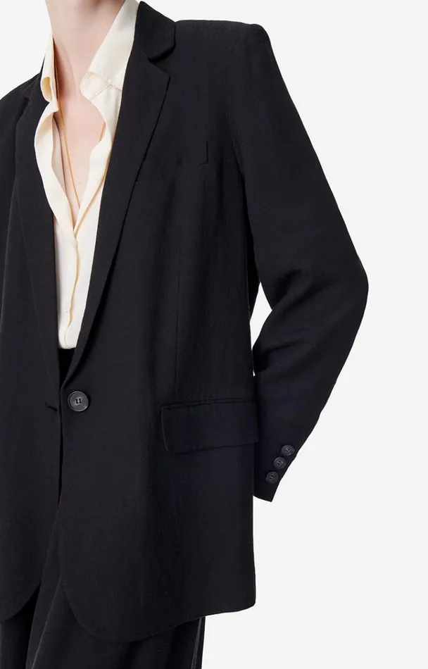 Vanessa Bruno Coats and Jackets Women Tilia Jacket Noir
