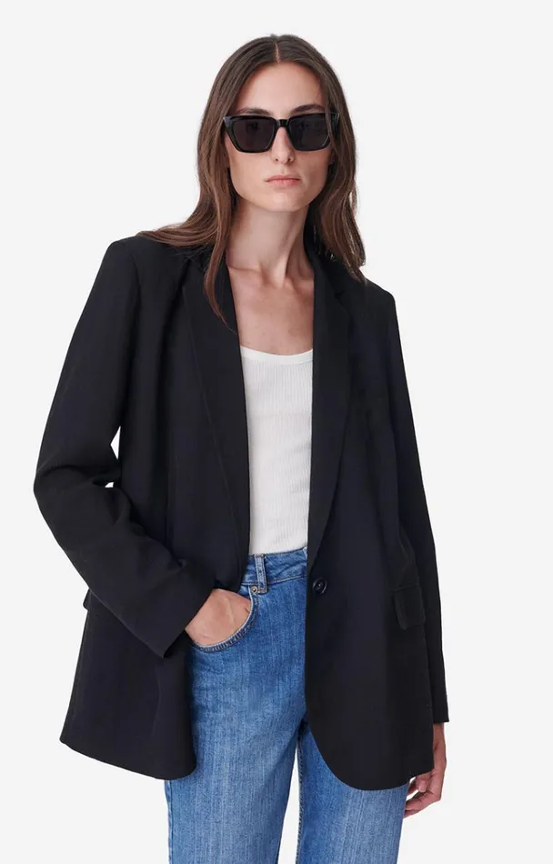 Vanessa Bruno Coats and Jackets Women Tilia Jacket Noir