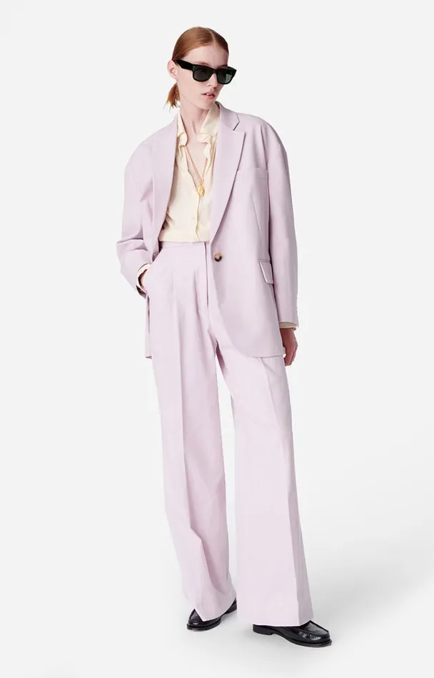 Vanessa Bruno Coats and Jackets Women Virginia Blazer Rosepoudre