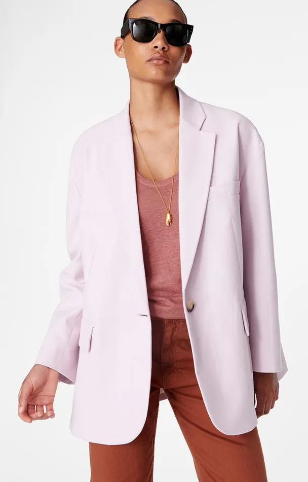 Vanessa Bruno Coats and Jackets Women Virginia Blazer Rosepoudre