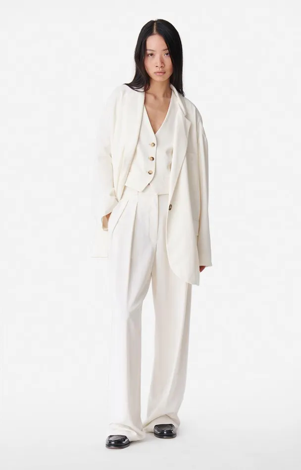 Vanessa Bruno Coats and Jackets Women Virginia Jacket Ecru Vanessa Bruno Coats and Jackets Women Virginia Jacket Ecru