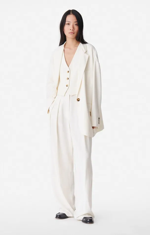 Vanessa Bruno Coats and Jackets Women Virginia Jacket Ecru Vanessa Bruno Coats and Jackets Women Virginia Jacket Ecru