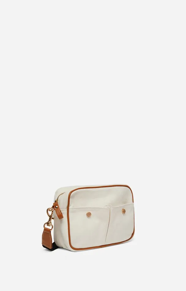Vanessa Bruno Crossbody Bags Women Camera Bag Ecrunoir Vanessa Bruno Crossbody Bags Women Camera Bag Ecrunoir