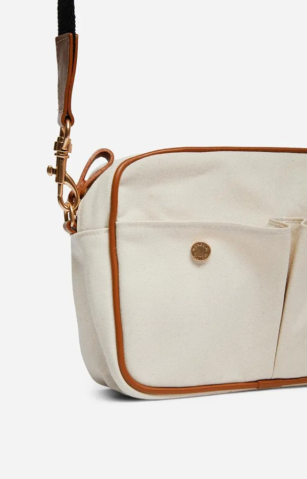 Vanessa Bruno Crossbody Bags Women Camera Bag Ecrunoir Vanessa Bruno Crossbody Bags Women Camera Bag Ecrunoir