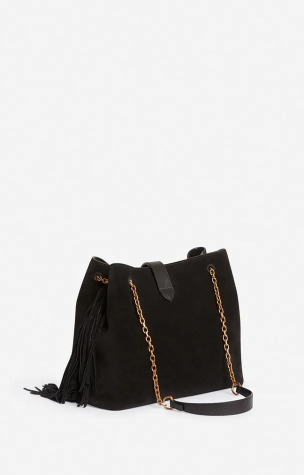 Vanessa Bruno Crossbody Bags Women Cleo Large Bag Noir Vanessa Bruno Crossbody Bags Women Cleo Large Bag Noir