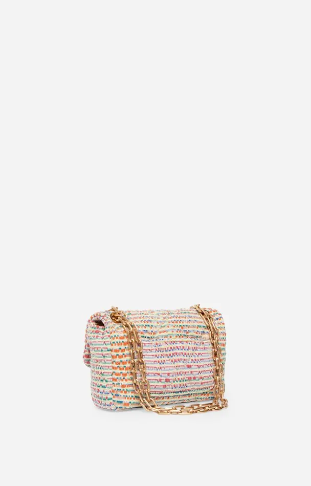 Vanessa Bruno Crossbody Bags Women Cotton Blend Nano Moon Bag Multicolore Vanessa Bruno Crossbody Bags Women Cotton Blend Nano Moon Bag Multicolore