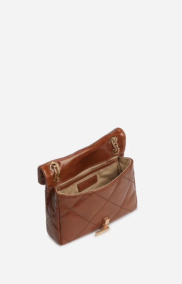 Vanessa Bruno Crossbody Bags Women Leather Nano Moon Bag Havane Vanessa Bruno Crossbody Bags Women Leather Nano Moon Bag Havane
