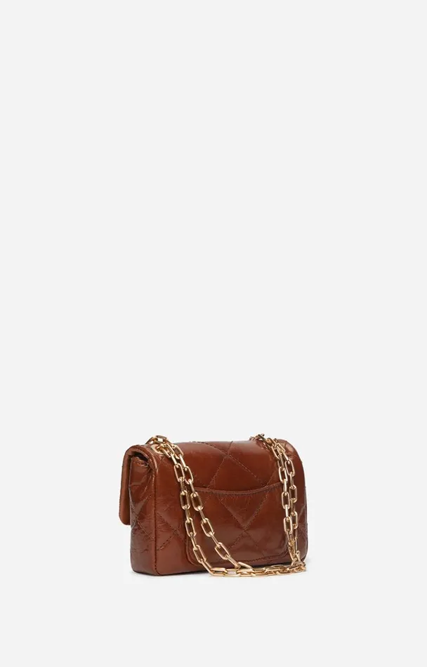 Vanessa Bruno Crossbody Bags Women Leather Nano Moon Bag Havane Vanessa Bruno Crossbody Bags Women Leather Nano Moon Bag Havane