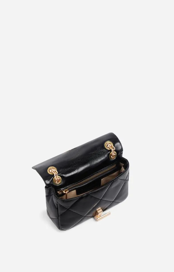 Vanessa Bruno Crossbody Bags Women Leather Nano Moon Bag Noir Vanessa Bruno Crossbody Bags Women Leather Nano Moon Bag Noir