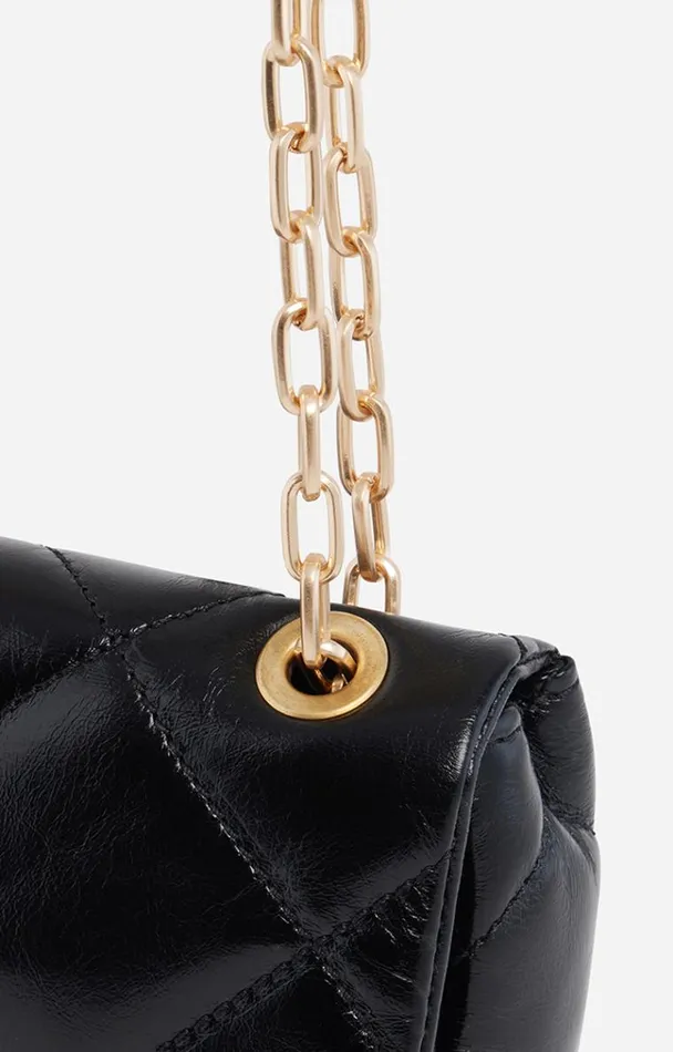 Vanessa Bruno Crossbody Bags Women Leather Nano Moon Bag Noir Vanessa Bruno Crossbody Bags Women Leather Nano Moon Bag Noir